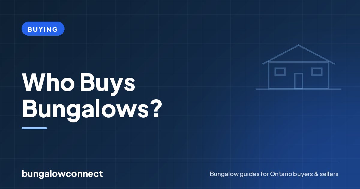Who Buys Bungalows? — BungalowConnect guide