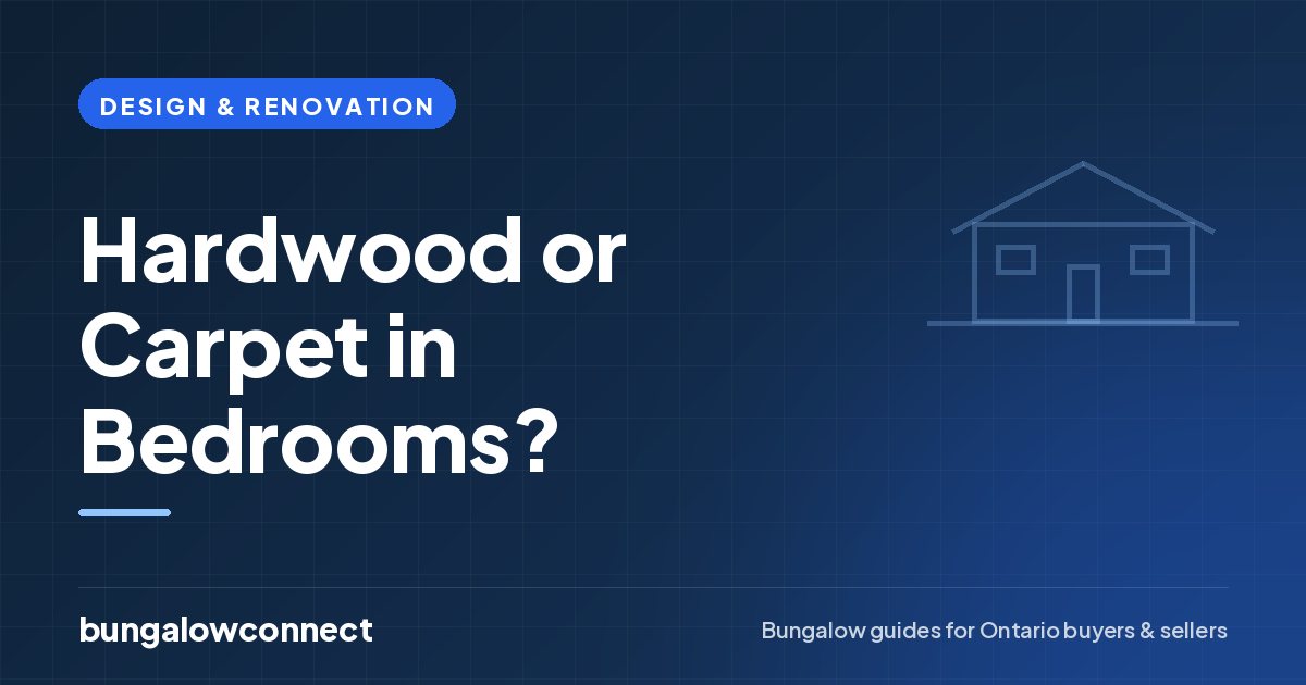 Hardwood or Carpet in Bedrooms? — BungalowConnect guide