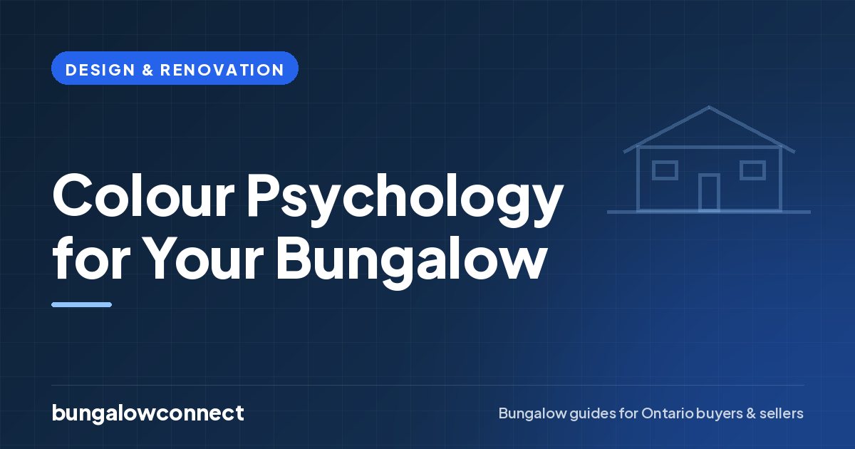 Colour Psychology for Your Bungalow — BungalowConnect guide