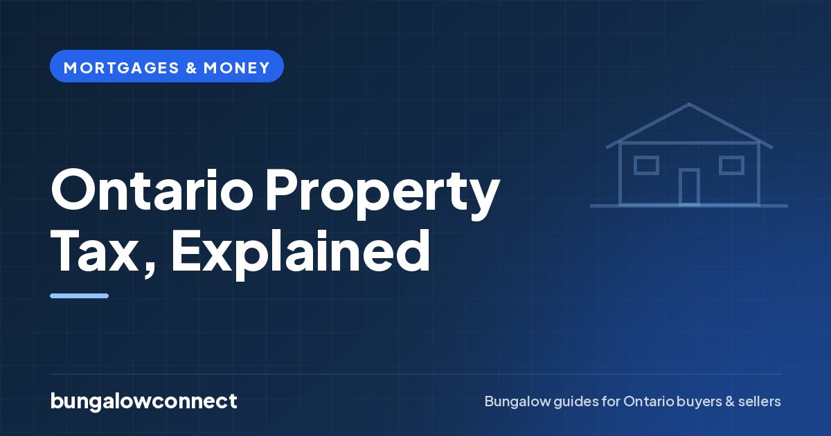 Ontario Property Tax, Explained — BungalowConnect guide