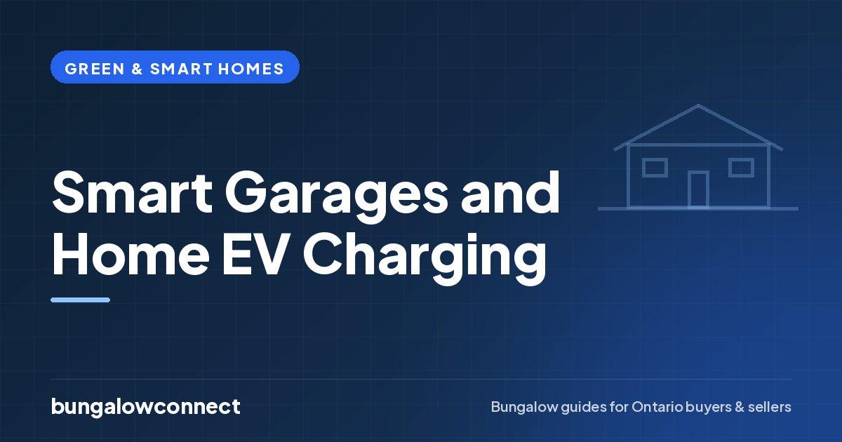 Smart Garages and Home EV Charging — BungalowConnect guide