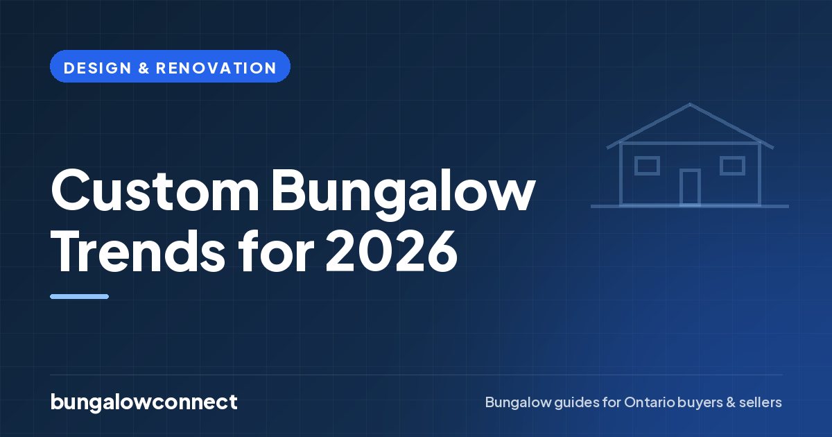Custom Bungalow Trends for 2026 — BungalowConnect guide