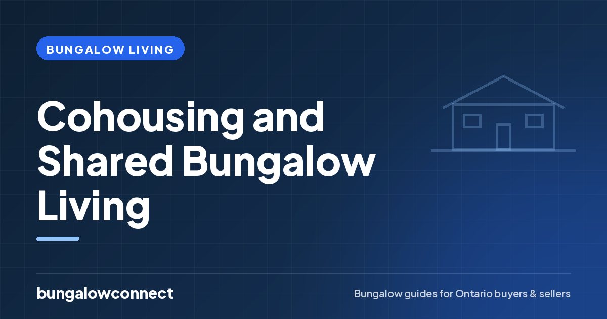 Cohousing and Shared Bungalow Living — BungalowConnect guide