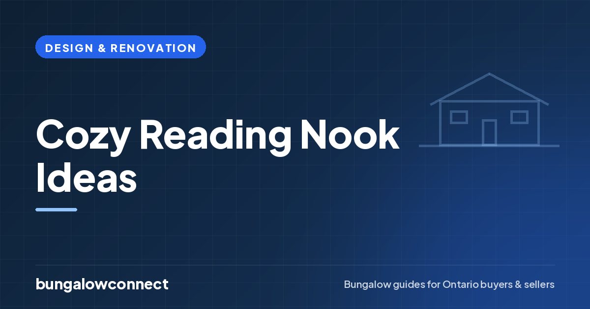 Cozy Reading Nook Ideas — BungalowConnect guide