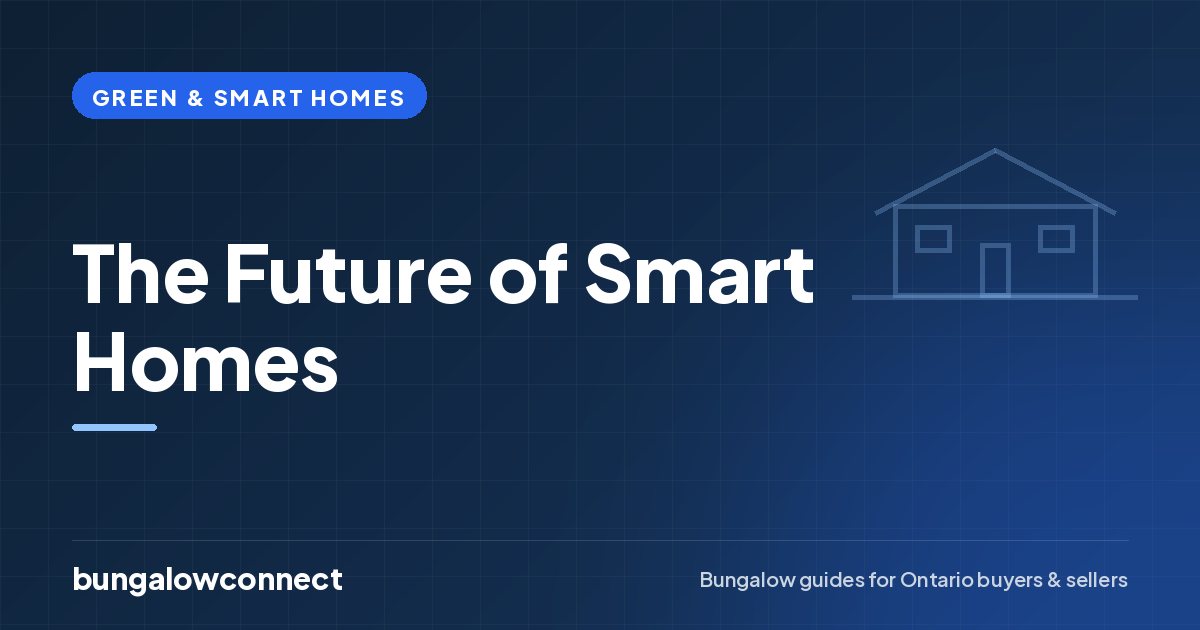 The Future of Smart Homes — BungalowConnect guide