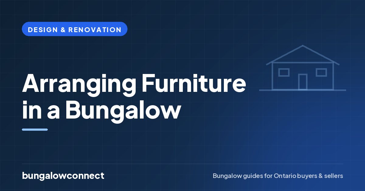 Arranging Furniture in a Bungalow — BungalowConnect guide