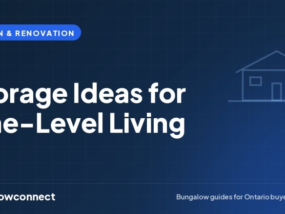 Storage Ideas for One-Level Living — BungalowConnect guide